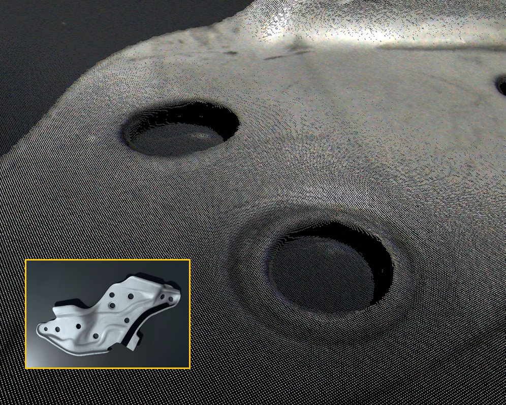 高解像度！：5.1メガピクセルセンサ内蔵