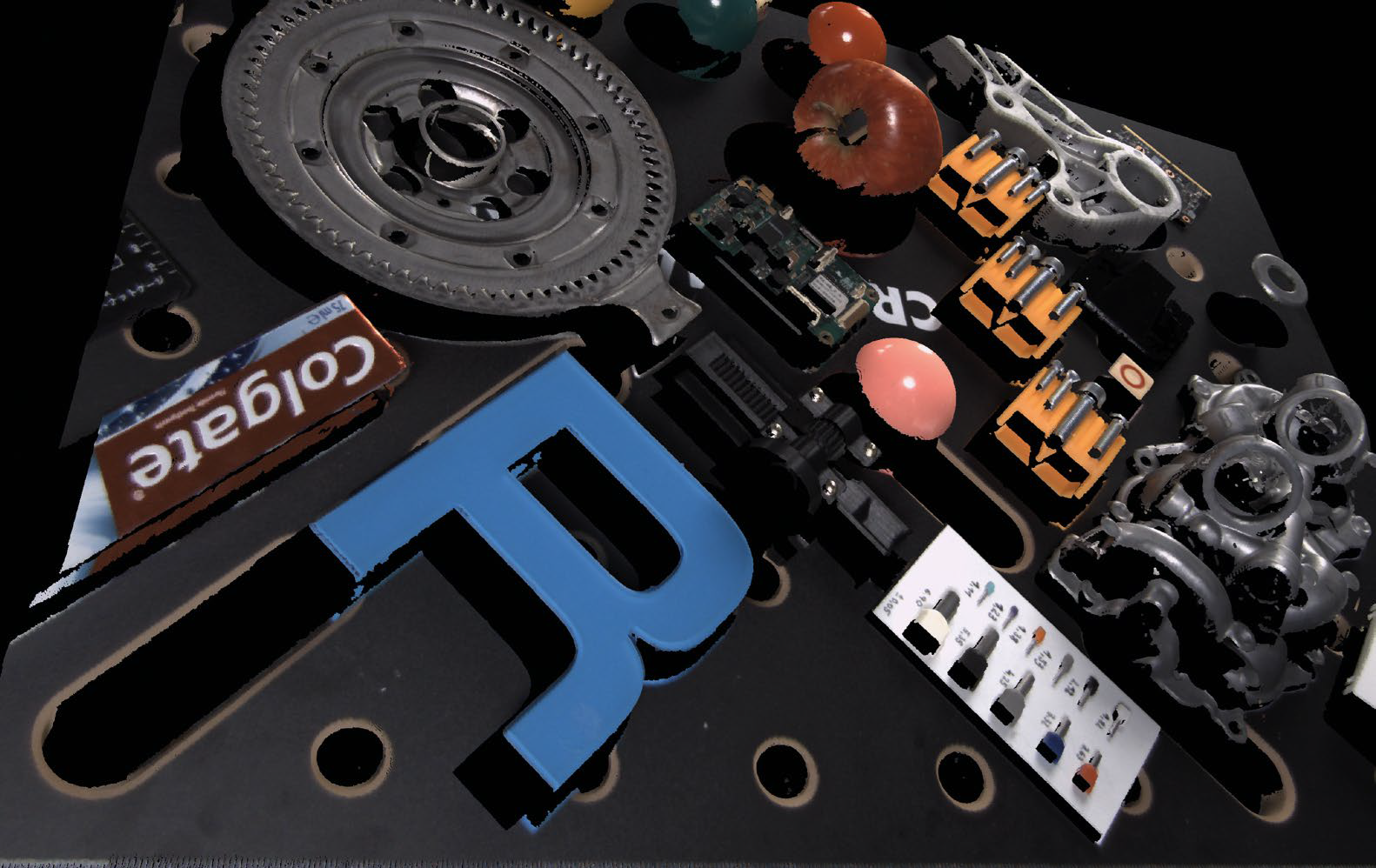 カラー情報と3次元データを同時に取得